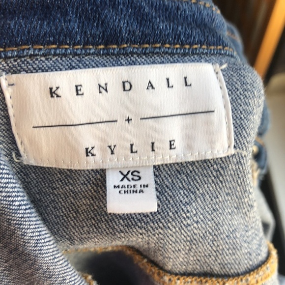 ⚫️ KENDAL AND KYLIE XS DENIM BODYCON DRESS XS​​ - Picture 5 of 5